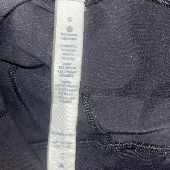 Lululemon Athletica Black Track Pants Slim Fit Joggers - Picture 3 of 3